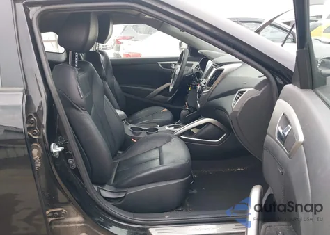 2014 Hyundai Veloster Re:flex W/Black from USA, damaged, VIN KMHTC6AD4EU212002